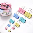 thumbnail image 3 of 40Pcs Colorful Metal Paper Clips 15mm For School Office Stationery Supplies, 3 of 7