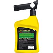 Black Flag Flea and Tick Killer Concentrate Yard Treatment 32 Ounces, Ready To Spray, QuickFlip Hose End