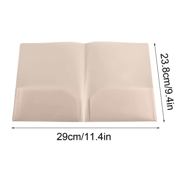 Btomtd Plastic Folders With Pockets Heavy Duty Pocket Folders Letter Size File Folders For Documents Office School, F
