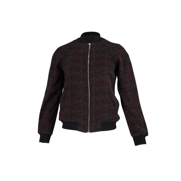 Pre-Owned Michael Kors Bomber Jacket in Floral Print Polyester