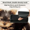 thumbnail image 5 of Deshedding Brush for Pets – Shedding & Grooming Tool for Cats, Dogs, Rabbits, and Horses – Effective Pet Hair Removal Supply, 5 of 7