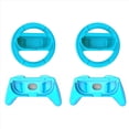thumbnail image 1 of Volante de carreras para Switch 2 JoyCons - Kit de accesorios para mando de juego redondo - con 2 ruedas, 2 empuñaduras, material ABS, 1 of 7