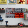 thumbnail image 2 of DURHAND 44 Pcs Bac de Rangement Mural pour Outils Garage Atelier Rouge, 2 of 10