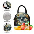 thumbnail image 3 of ALAZA Backpack Set Daisy Flowers Skull Elementary School Bags Student BookBag with Lunch Bag, 3 of 6