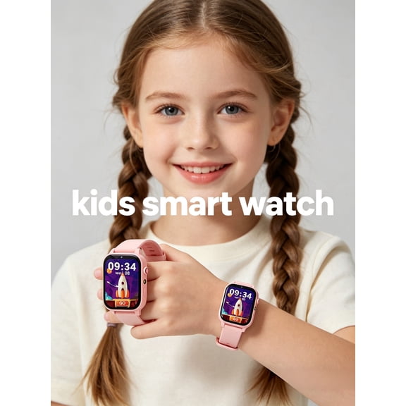 Kids Smart Watch ,Smartwatch for Kids with Cameras 18 Games Videos Music Pedometer Record Alarms, Christmas Birthday Gift for Girls