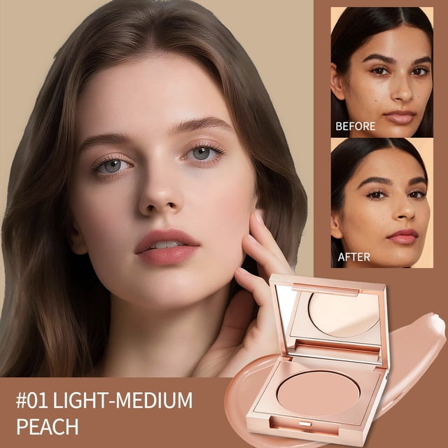 Pisexur Belleza Maquillaje Corrector que cubre ojeras, pecas y marcas de agua durante mucho tiempo (5 g)para mujeres y hombres