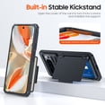 thumbnail image 6 of Oupeigar for Google Pixel 9 Pro XL Case With Card Holder&Camera Cover&Kickstand [RFID Blocking] Full-Body Shockproof Wallet Phone Case-Black, 6 of 9