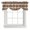 Brown, variant on Tie Up Valance Azure Blue Boho Southwestern Valances for Windows Azure Blue Boho Southwestern Balloon Shade Valance Window Treatment Adjustable Short Curtain Valances for Living Room Kitchen 42"x12"