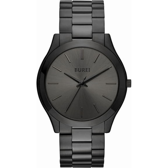 BUREI Men Watches Fashion Analog Stainless Steel Quartz Waterproof Watches,Gift for Men.