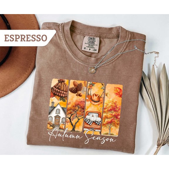 Autumn Season Shirt Fall Season TShirt Autumn Cozy Shirt Cute Autumn Season TShirt Cozy Se