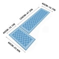 thumbnail image 2 of Ovzne Kitchen Floor Mats, Abstract Strip 2 PCS Anti Fatigue Area Runner Rugs Set Aesthetic Non-Slip Bathroom Comfort Standing Mat Home Decor, 2 of 2