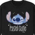 thumbnail image 3 of Disney - Lilo & Stitch - Stitch's A Pastel Cutie - Men's Crew Neck Fleece Pullover, 3 of 5