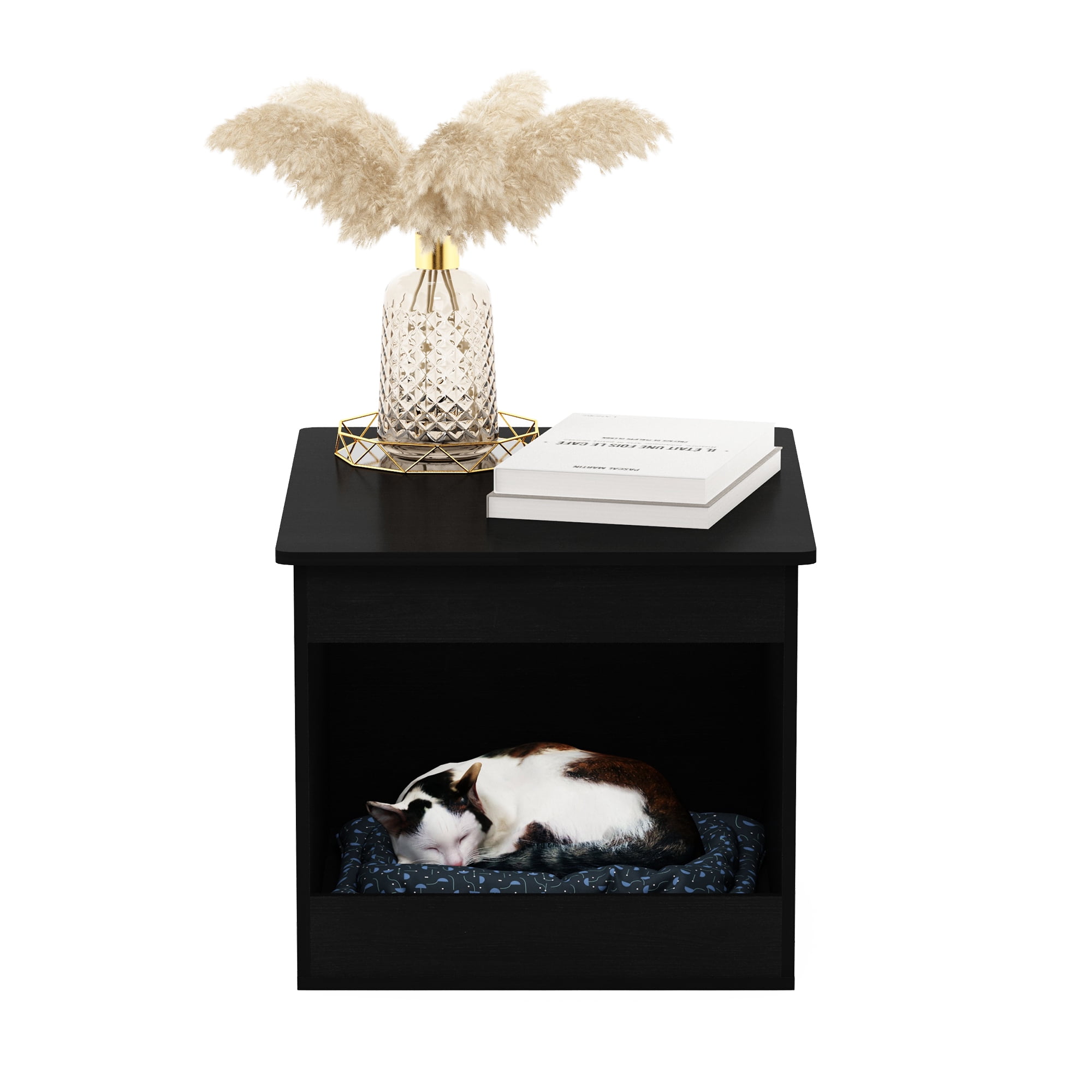 Furinno 20395AM Peli Top Opening Litter Box Enclosure, Americano