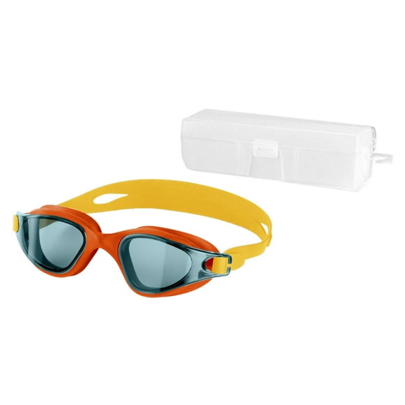 Gafas de natación antivaho, gafas de natación portátiles y modernas, de para playa, kayak, deportes acuáticos al aire libre. naranja