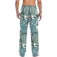 thumbnail image 2 of Tropical Palm Leaves Ghost Pajama Pants, Men's Lounge Pants Light with Drawstring and Pockets, Christmas New Year Birthday Father's Day Gifts, 2 of 7