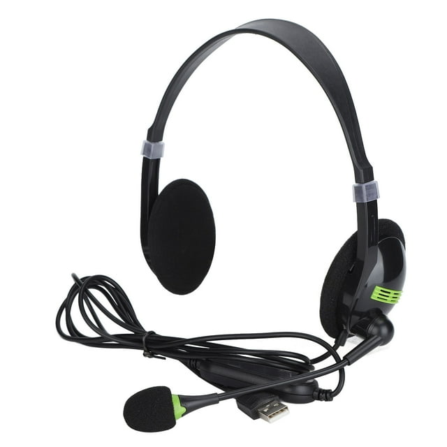 Auriculares con cable SY440MV de 3,5 mm/USB. Atención al cliente. Auriculares supraaurales con micrófono y cancelación de ruido. USB.