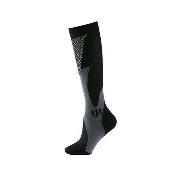 Hehanda 2 Pairs Outdoor Sports Long Compression Socks - Stretch Socks for Cycling and Fitness