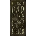 thumbnail image 2 of Marrott, Stephanie 16x32 White Modern Wood Framed Museum Art Print Titled - Being A Dad, 2 of 4