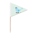 thumbnail image 1 of Belles Affiches Mer Art Déco Mode Cure-Dent Triangle Cupcake Toppers Drapeau, 1 of 3