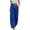 Blue, variant on Women Y2K Bow Decor Wide Leg Pants High Waist Drawstring Loose Streetwear Baggy Flowy Palazzo Pants Trendy Casual
