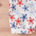 thumbnail image 4 of Staki 4th Fourth of July Baby Girl Outfit American Flag Print Overalls Shorts Pocket Suspender Romper Clothes Fourth of July Outfits for Toddlers Girl 6M 12M 18M Multicolor,3-6 Months, 4 of 7