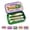 Green, variant on Sardines Travel Jewelry Case Mini Jewelry Storage Box Portable Sardine Can Jewelry Box for Rings Earrings(White)