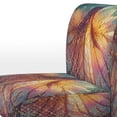thumbnail image 4 of Designart "Opulent Fantasy Dress II" Orange Chaise d'Appoint Mode Rembourrée - Fauteuil Charmant pour Salon, 4 of 7