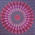 thumbnail image 3 of Purple Mandala Tapestry Indian Wall Hanging Decor Bohemian Hippie Queen Size Bedspread Throw Boho Decorative Peacock Tapestries Online, 3 of 3