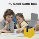 thumbnail image 1 of Caja de la cubierta de la PU del cierre magnético del sostenedor de la manga de la tarjeta del juego de mesa para las tarjetas comerciales, 1 of 4