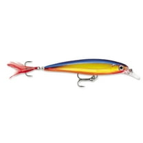 X-Rap Hard Bait Lure, Hot steel, 2-1/2"