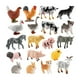 thumbnail image 5 of Juego de 19 modelos de animales de granja CUTICAT Manualidades figuras de animales de simulación estatuilla de animales, 5 of 8