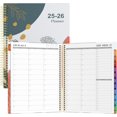 thumbnail image 1 of shiyou-2025-2026 Appointment Book Quarter-Hourly, Weekly & Monthly - from July 2025 - June 2026, 8.5"x11" Weekly Planner with Colorful Tabs, Hardover, Note Pages, Pockets, Bookmark, Spiral Binding, 1 of 4