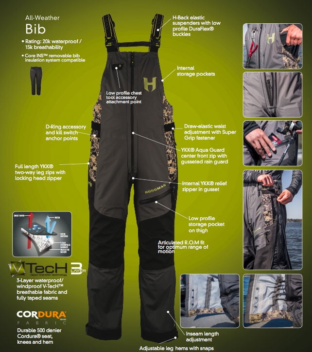 Hodgman H5 Storm Bib Fishing Waders 