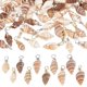 thumbnail image 1 of Colgantes de concha, conchas marinas en espiral, dijes artesanales, colgante de conchas marinas cauri, dijes de conchas naturales, caracolas con asa de bucle, 1 of 9