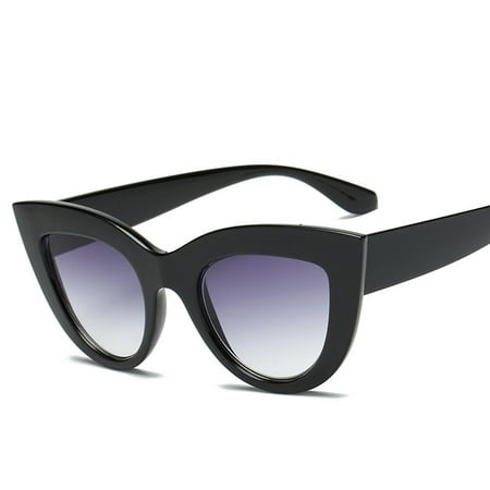 Fashion Classic Retro Style Sun Protect Glasses Cat-Eye Shape Sunglasses for Women