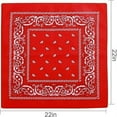 thumbnail image 3 of CHUANK 16 Pcs Bandanas Multi-Purpose Bandanas Paisley Cowboy Polyester Headbands 22x22 inch, 3 of 6