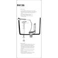 thumbnail image 2 of Westbrass R4156-07 Side Mount Toto Toilet Flush Lever with 4 Degree 8" Arm, Satin Nickel, 2 of 5