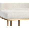 thumbnail image 6 of Sunpan Rayla 18.5" Fabric and Stainless Steel Dining Chair in Cream (Set of 2), 6 of 7