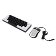 thumbnail image 1 of Clavier Rétroéclairé RVB à 61 Touches avec Souris, Clavier de Jeu Filaire Multicolore à Rétroéclairage LED, Clavier de Jeu Filaire pour Tablette et Portable, 1 of 7