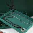 thumbnail image 2 of QualitChoice Velour Bijoux Plateau Bracelet Boucle d'Oreille Forme Rectangle Doux Organisateur Broche Broche Porte-Broches pour Table Commode Type 1 Type 6, 2 of 6