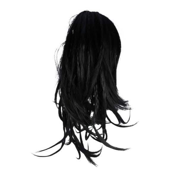 Raindrops 1Pack Ponytail Extension Black Fiber for Women in Daily Life