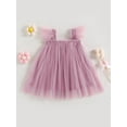 thumbnail image 2 of Coduop Toddler Girls Princess Dress,Layered Tulle Tutu Dress Baby Kids Sleeveless A-line Dress, 2 of 8