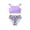 Light Purple, variant on Glisme Bathing Suits For Girls Two Piece Swimsuits Summer Cute Swimwear For Beach Pool Party Size 5-6 Years