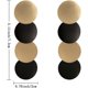 thumbnail image 2 of Heytea Fashion Lightweight Geometric Triangle Earring Simple Elegant Metal Drop Dangle Earring Plating Gold Black Bohemian Statement Dangling Studs Ea, 2 of 5