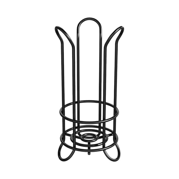 Black Paper Towel Holders Toilet Paper Holders Paper Towel Rack Tissue Organizerfor Bathroom Kitchen Desktop Storage