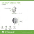thumbnail image 7 of Symmons S6791BBZ15TRM Identity Hydromersion Tub And Shower Trim Package - Bronze, 7 of 7
