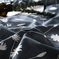 thumbnail image 3 of PinkMemory Queen Duvet Cover Floral Cotton Bedding Set Gray Flowers Branches Printing,Reversible Peach and Gray Duvet Cover Set- Breathable Zipper Closure, 3 of 9