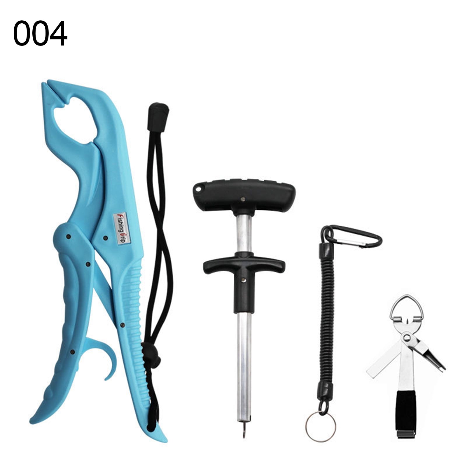 Opolski Fishing Grip Set AntiSlip Ergonomics Handle with TShaped Hook