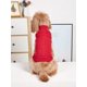 thumbnail image 1 of 1pc Dark Blue Knitted Pet Sweater With Turn-Down Collar For Autumn And Winter, Classic Solid Color Grid Design For Extra Stretch, Suitable For Cats An, 1 of 4