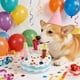 thumbnail image 1 of Este juguete de peluche con forma de pastel de cumpleaños que chirría para perros es perfecto como regalo de cumpleaños para tu perro., 1 of 6